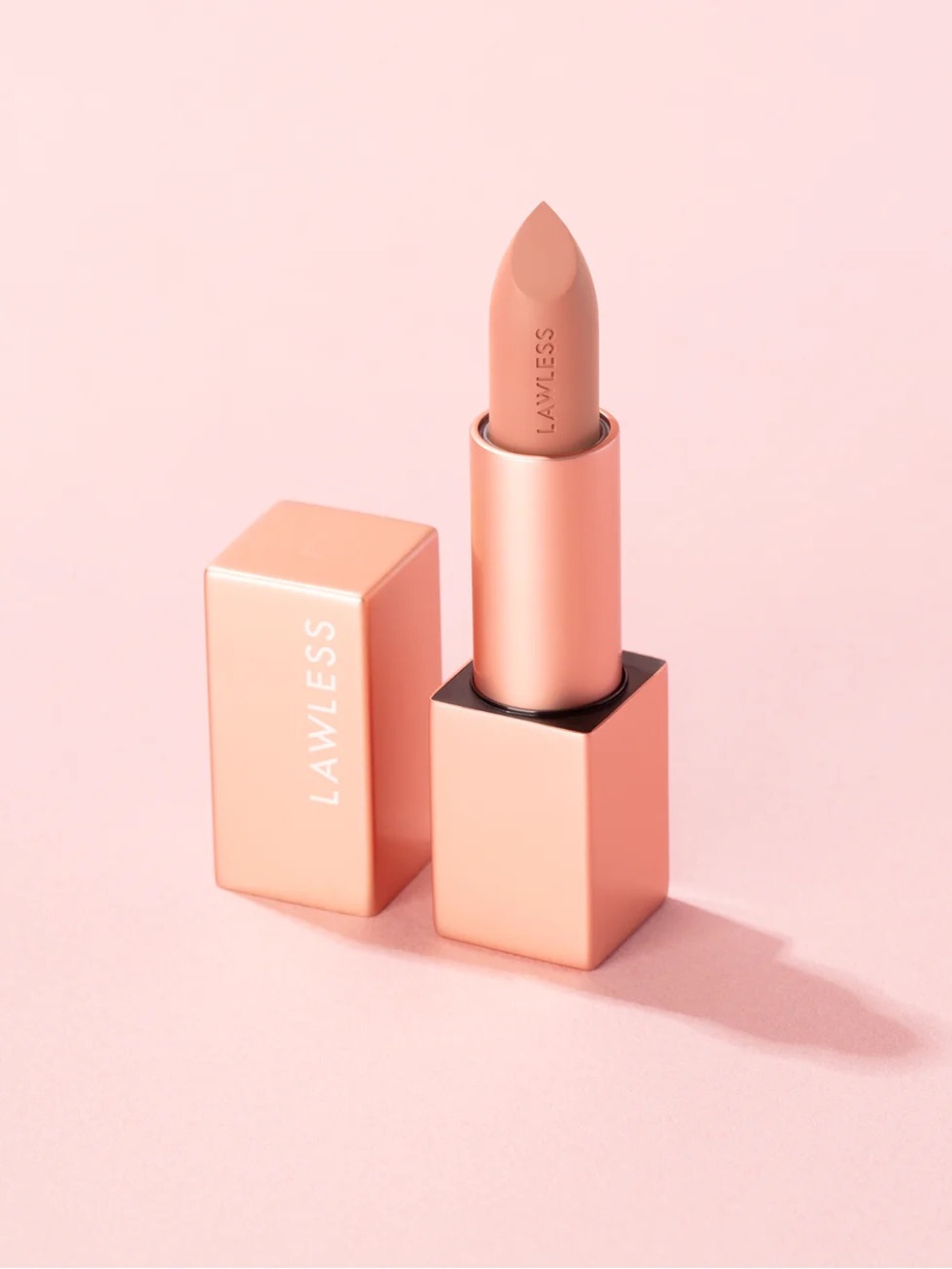 Lawless Lip Plumping Line Smoothing Satin Cream Lipstick in Fawn - BNIB